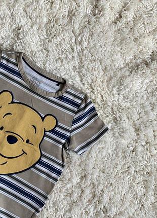 Футболка в полоску disney baby