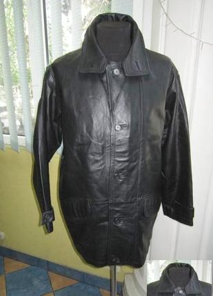Большая кожаная мужская куртка м.flues. германия. лот 5373 фото
