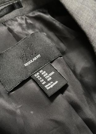 Однобортний піджак з чоловічого плеча h&m6 фото