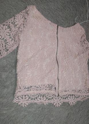 Нежно розовая блузка3 фото