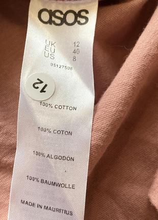 Лонгслів новий реглан жіночій трикотаж бавовняний asos 40 uk 🇬🇧 4
