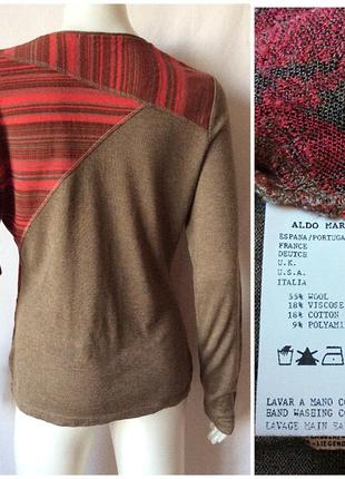 Aldo martins испанский стильный пуловер в составе мягкая шерсть вискоза2 фото