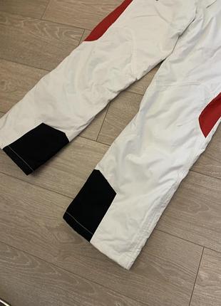 Горнолыжные брюки белые женские k-tec