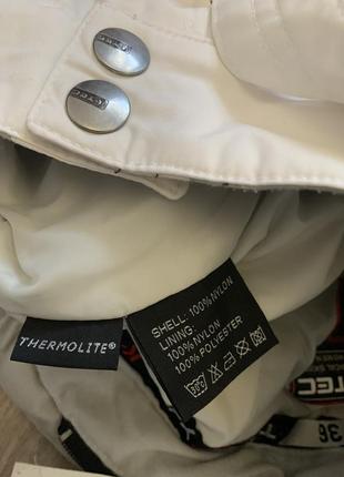 Горнолыжные брюки белые женские k-tec