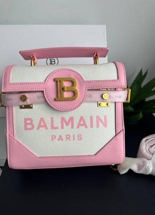 Рожева сумка-бальман balmain
