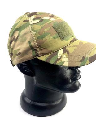Бейсболка военная мультикам зсу с липучкой под шеврон кепка тактическая камуфляжная mtp армейская2 фото