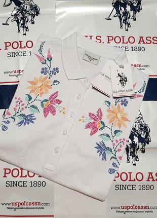 Женская футболка поло u.s.polo assn