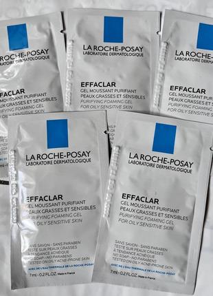 Очищающий гель-мусс для жирной и проблемной кожи la roche-posay effaclar gel moussant purifiant, франция 🇫🇷1 фото