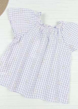 Стильная блузочка от zara 3-4 года, 98-104 см.5 фото