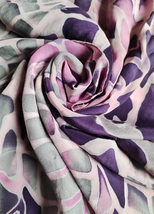 Шелковый шарф платок натуральный шелк.