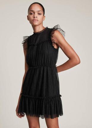 Allsaints black perri dress