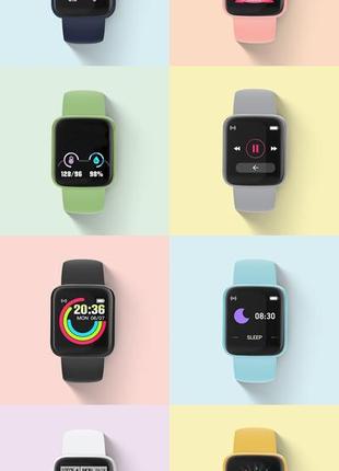 Смарт годинник smart watch 6 кольорів