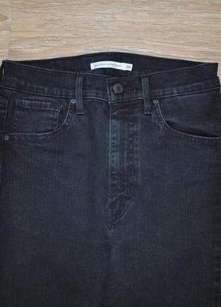 Женские черные джинсы mile high super skinny levis4 фото