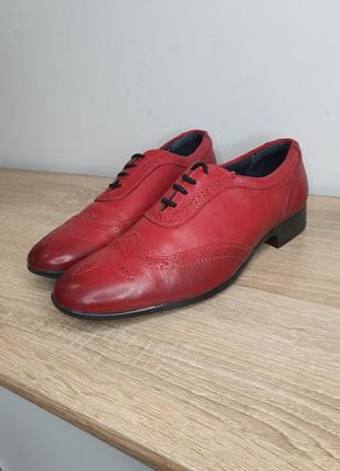 Натуральные кожаные оксфорды броги ботинки туфли на шнуровке натуральная кожа броги lux elite2 фото