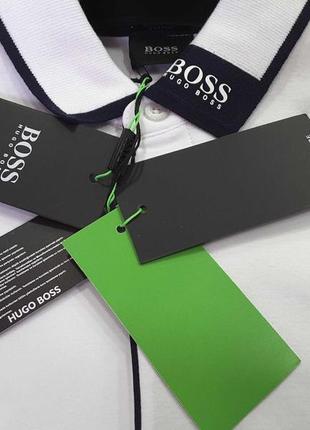 Элегантная брендовая мужская футболка поло hugo boss6 фото