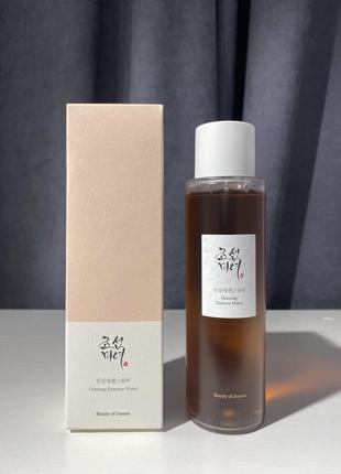 Відновлюючий тонер-есенція з женьшенем beauty of joseon ginseng essence water