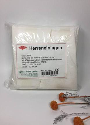 Прокладки урологічні для чоловіків airlaid 20 шт. германія н1298