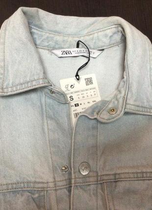 Джинсова сукня з довгим рукавом zara6 фото