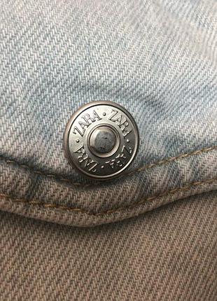 Джинсова сукня з довгим рукавом zara7 фото