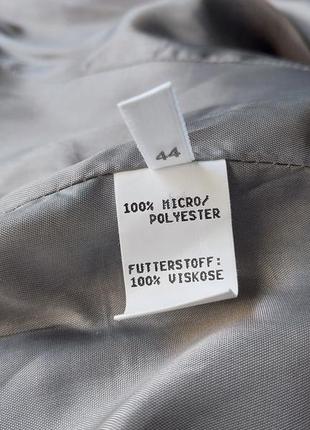 Длинный прямой винтажный серый пиджак жакет с перламутровыми пуговицами mara manzona9 фото