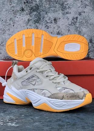 💖новинка💖женские кожаные кроссовки nike m2k tekno найк демисезонные, осень.