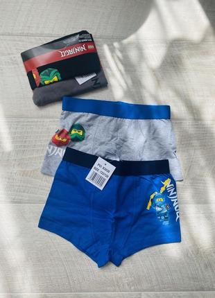 Трусы боксерки для мальчиков комплектом lego ninjago primark