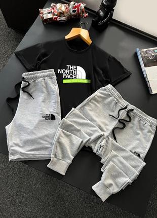 3в1 летний мужской спортивный трикотажный костюм the north face