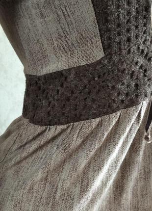 Жіноча сукня з в'язаними рукавами bonprix5 фото