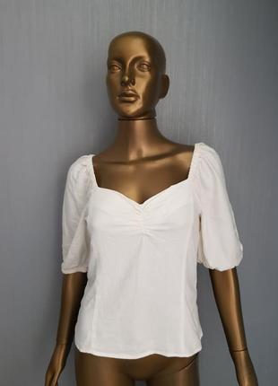 Блузка льон h&m