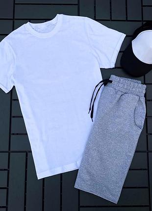 Шорты + футболка! базовый, спортивный костюм, летний комплект