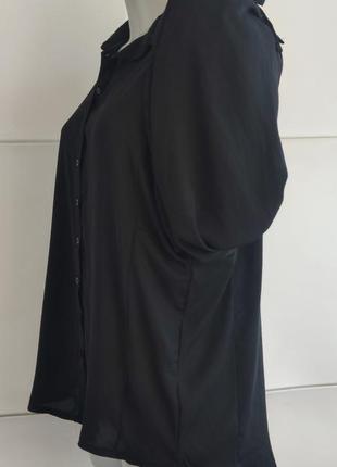 Блуза na-kd (ней-кед) чорного кольору з зав'язками2 фото