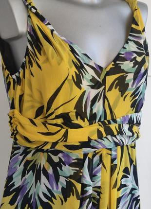 Літня сукня-сарафан marks & spencer з квітковим принтом3 фото