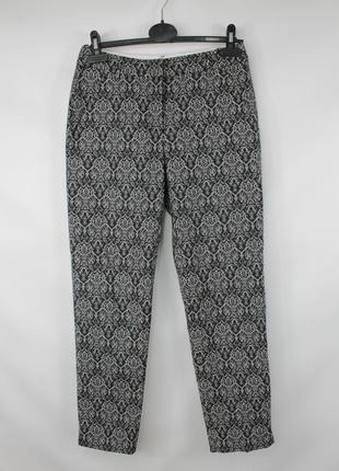 Шикарные брюки ручной работы peserico printed slim fit pants1 фото