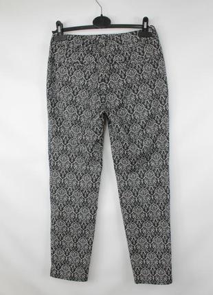 Шикарные брюки ручной работы peserico printed slim fit pants4 фото