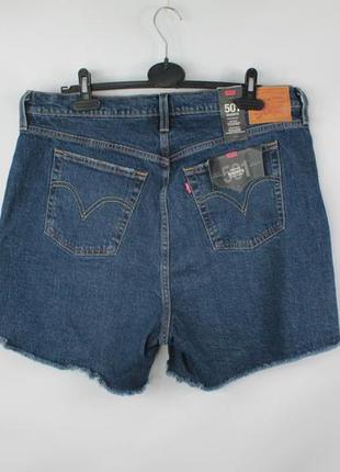 Джинсовые шорты levi's plus 501 original premium denim shorts3 фото