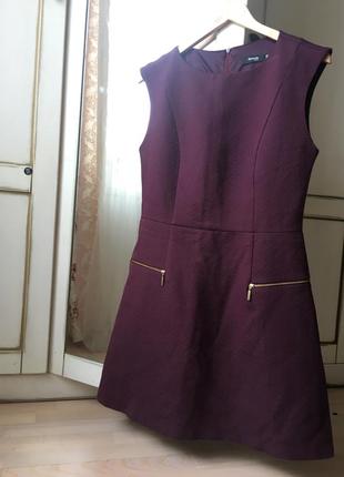 Фиолетовое платье, костюмное,вечернее,бордовое, фіолетове бордове міні плаття обмен