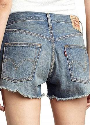 Оригінальні джинсові шорти levis 501 icons short1 фото