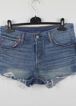 Оригінальні джинсові шорти levis 501 icons short3 фото