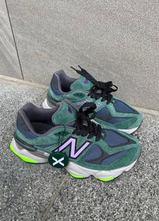 Жіночі кросівки new balance 9060 nightwatch green2 фото