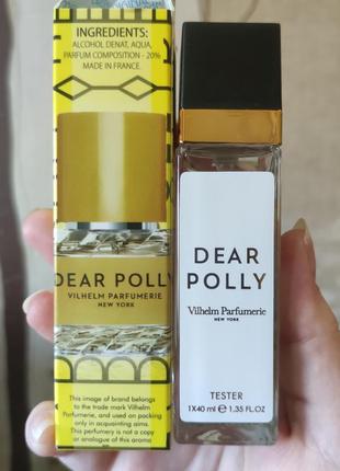 Женские vilhelm parfumerie dear polly (ольгель парфюмеры диар полли) 40 мл