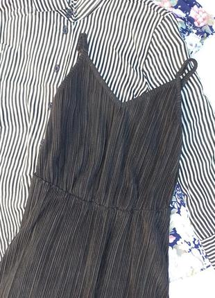 Платье сарафан плиссес люрексовой ниткой2 фото