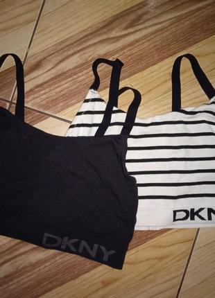 Топ в рубчик dkny