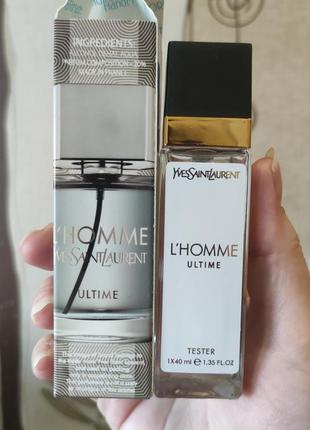 Чоловічі в стилі yves saint laurent l’homme ultime (ів сен лоран хом ультім) 40 мл