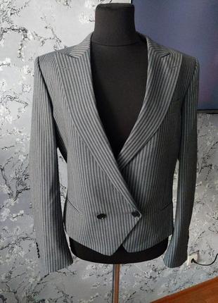 Жакет двубортний вінтаж, шерсть