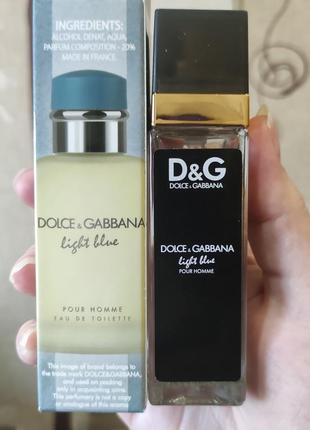 Чоловічі в стилі dolce&gabbana light blue pour homme ( дольче габбана лайт блу пур хом) 40 мл1 фото