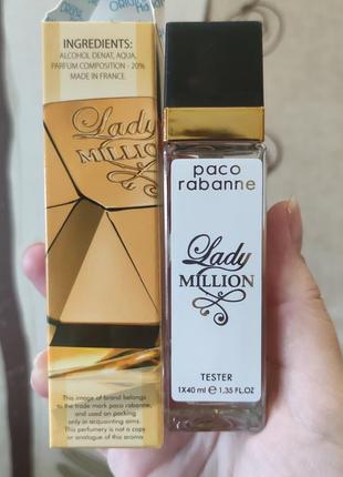 Жіночі paco rabanne lady million (пако рабанн леді мільйон) 40 мл