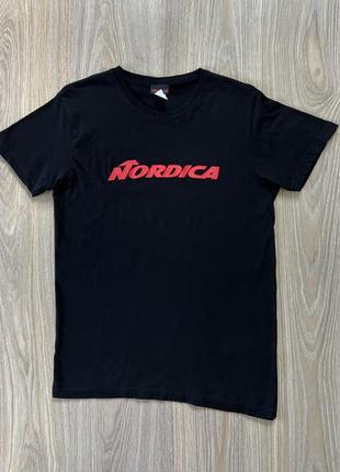 Мужская хлопковая футболка с принтом nordica