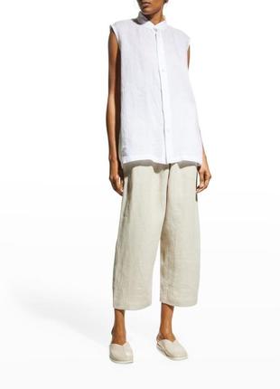 Рубашка сорочка блуза лляна льон льняна zara m&s