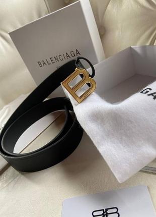 Ремень  balenciaga черный