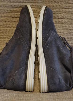 Молодіжні м'які сірі замшеві черевики noiz швейцарські 37 р.8 фото